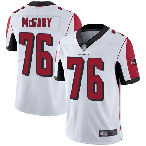 Atlanta Falcons Limited White Men Kaleb McGary Road Jersey NFL Football #76 Vapor Untouchable->atlanta falcons->NFL Jersey